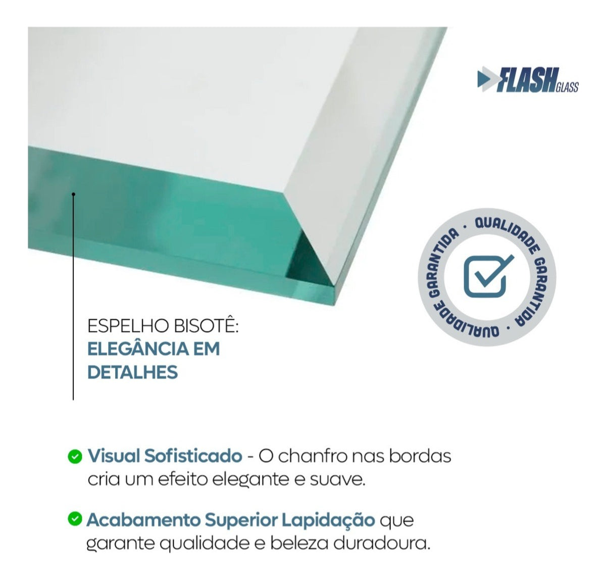 Espelho Bisotê Com Led 120x60 Cm Retangular Decorativo Botão Touch Luxo