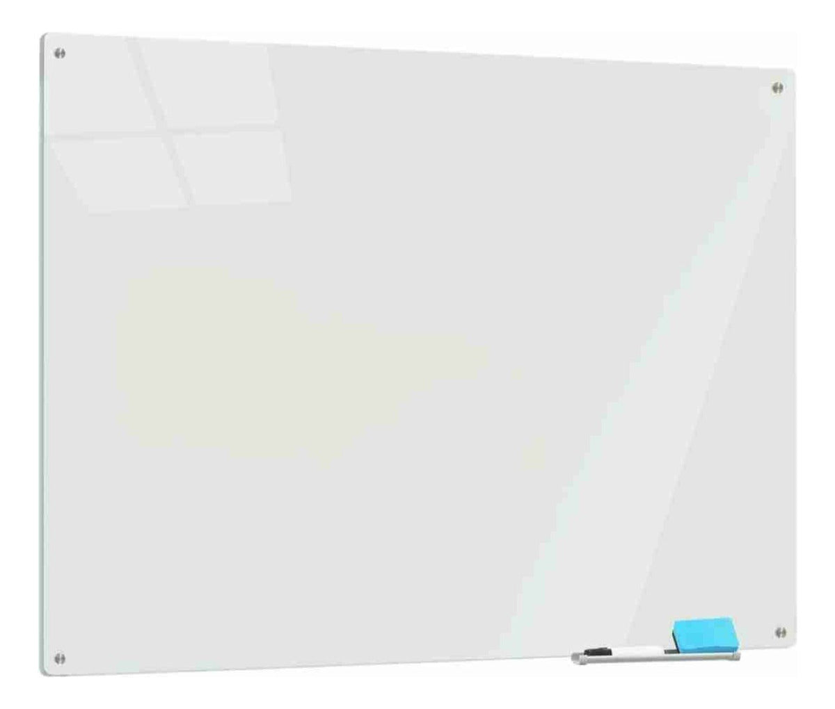 Lousa De Vidro 120x70 Cm 6 Mm Temperada + Kit Instalação