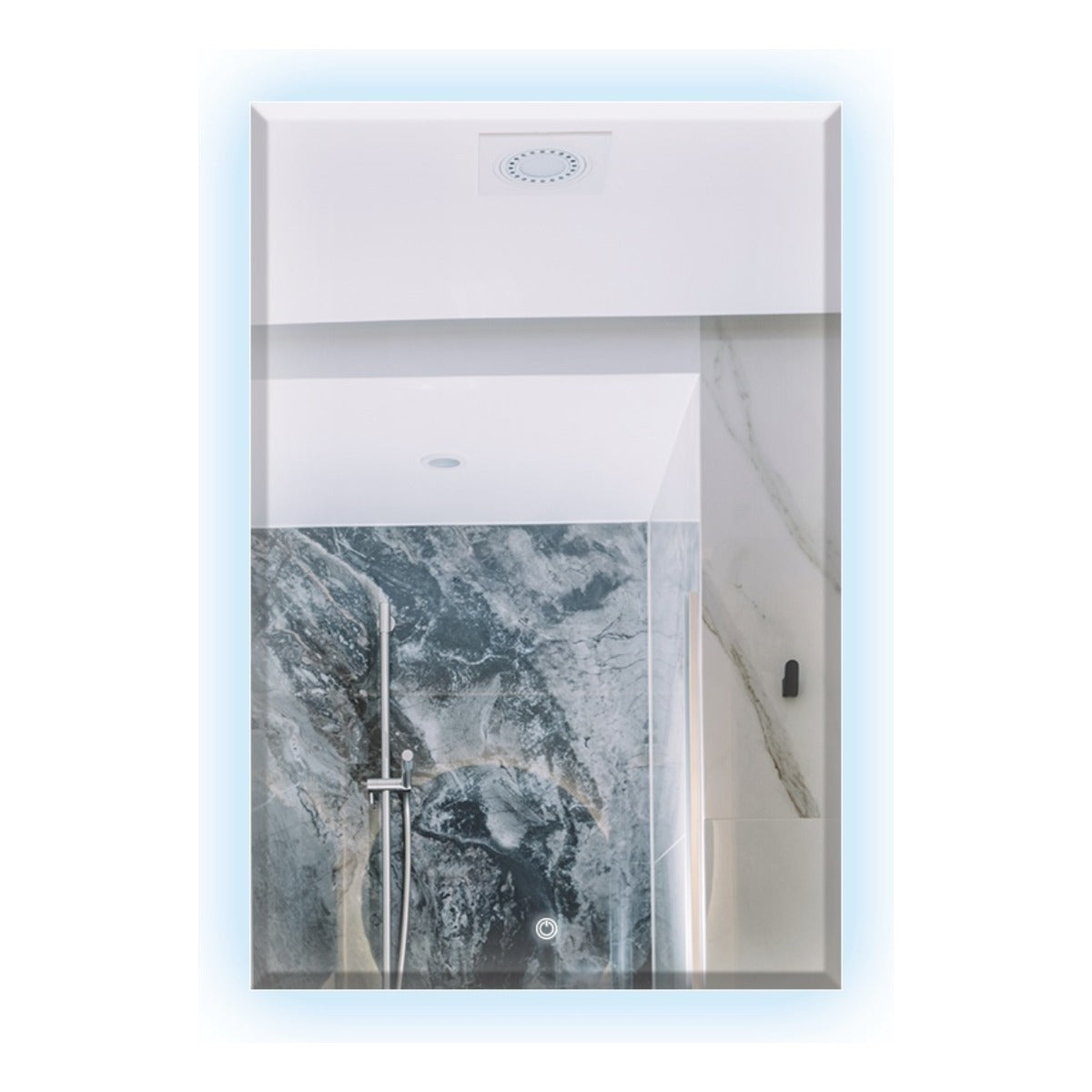 Espelho Bisotê Com Led 140x70 Cm Retangular com Touch Sala Closet Hall