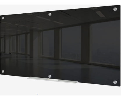 Lousa De Vidro 120x70 Cm 6 Mm Temperada + Kit Instalação