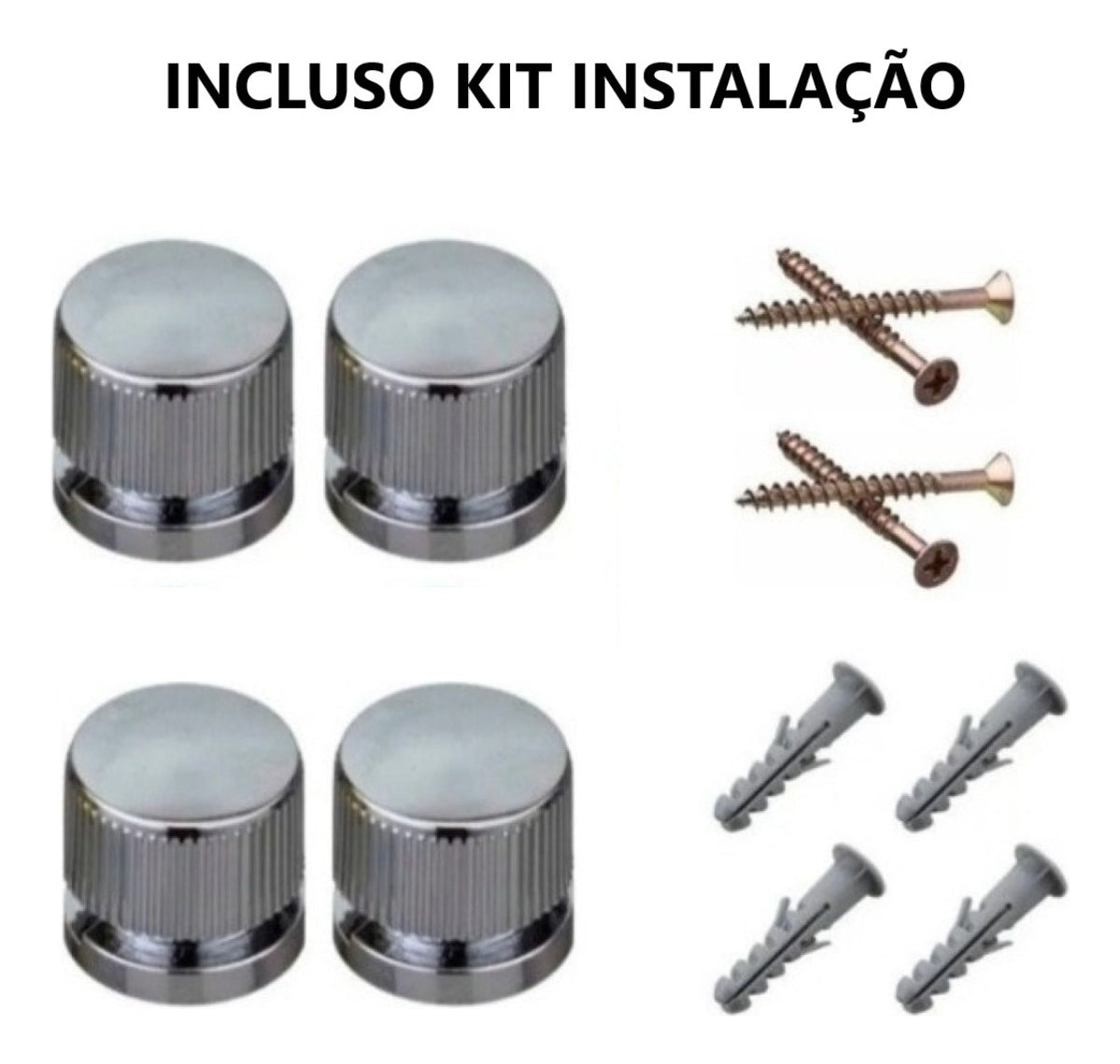 Espelho Bisotê Quadrado 80x80 Cm Lapidado Luxo + Kit Instalação